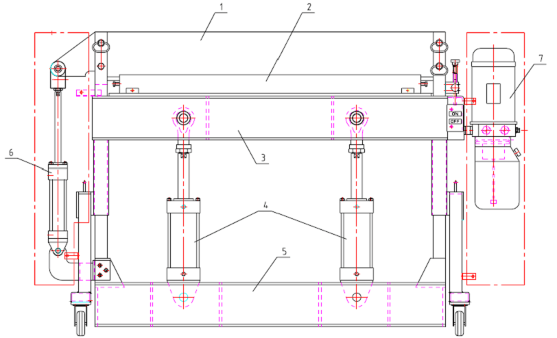 Главные детали станка